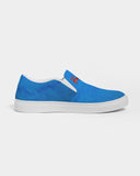 Blue Wrinkle SMC Women's Slip-On Canvas Shoe