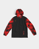 Red Plaid SMC Men's Windbreaker