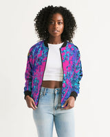 Purple Splash SMC Women's Bomber Jacket