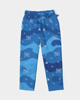 Blue Camo SMC Women's Belted Tapered Pants