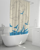 Sea Birds SMC Shower Curtain 72"x72"