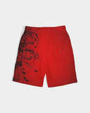 Burgundy Leaf Boys Swim Trunk