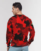 Red Camo SMC x2 Men's Classic French Terry Crewneck Pullover