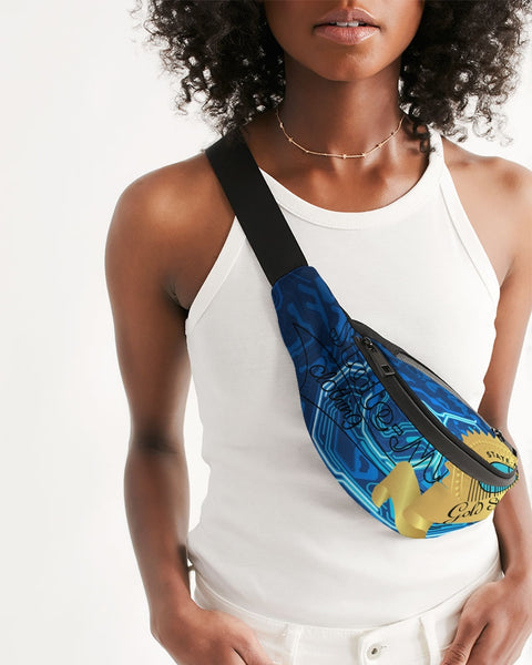 Blue Robo Cloud SMC Crossbody Sling Bag