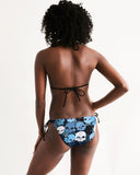 Blu Skull Camo SMC Women's Triangle String Bikini