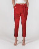 Red Crush SMC Women's Belted Tapered Pants