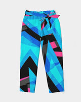 Blue Neon SMC Women's Belted Tapered Pants