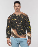 Tan Gold Flux SMC Men's Classic French Terry Crewneck Pullover