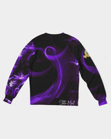 Purple Spark SMC Men's Classic French Terry Crewneck Pullover