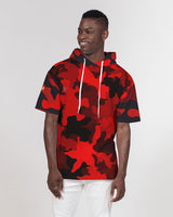 Red Camo SMC x2 Men's Premium Heavyweight Short Sleeve Hoodie