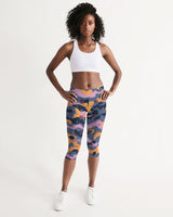 Pink Camo SMC Women's Mid-Rise Capri