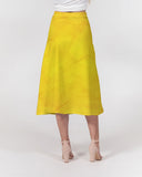 Yellow Paper SMC Women's A-Line Midi Skirt