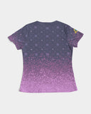 Purple Graffiti Spray SMC Women's Tee