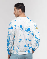 Blue Splatter SMC1 Men's Pullover Sweater