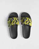 Yellow Grey Camo Men's Slide Sandal