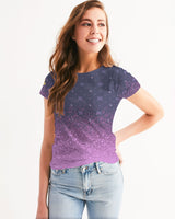 Purple Graffiti Spray SMC Women's Tee