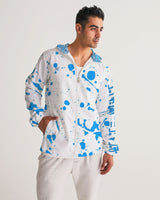 Blue Splatter SMC1 Men's Windbreaker