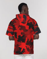 Red Camo SMC x2 Men's Premium Heavyweight Short Sleeve Hoodie