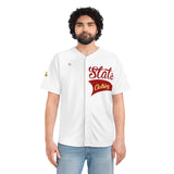 Crisp White SMC Wrap Men's Baseball Jersey