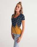 Pumpkin Bash SMC Women's V-Neck Tee