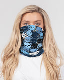 Blu Skull Camo SMC Neck Gaiter Set