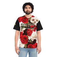 Rose Skull SMC Men's Baseball Jersey