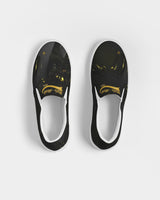 Black & Yellow SMC Men's Slip-On Canvas Shoe