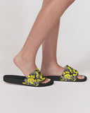 Yellow Grey Camo Women's Slide Sandal