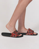 Vanta Black Red Sketch Women's Slide Sandal