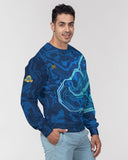 Blue Robo Cloud SMC Men's Pullover Sweater