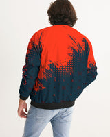 Red and Black City SMC Men's Bomber Jacket