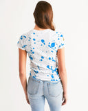 Blue Splatter SMC1 Women's Tee