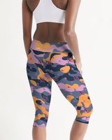 Pink Camo SMC Women's Mid-Rise Capri