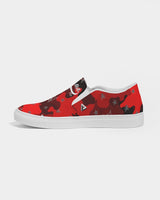 Red Camo SMC x2 Women's Slip-On Canvas Shoe