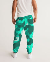 Lime Green Camo SMC Men's Track Pants