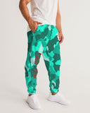 Lime Green Camo SMC Men's Track Pants